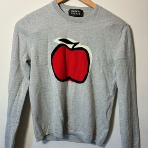 Markus Lupfer Premium Wool Apple Sweater – Tagged L (Fits S) – Designer Knit